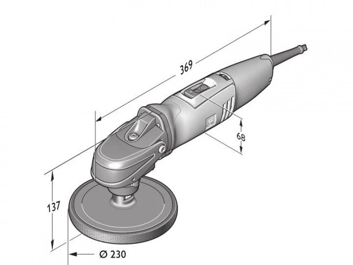 Fein Polierer WPO 14-15 E 1200 W 4 Fein Polierer WPO 14-15 E 1200 W – Bild 2